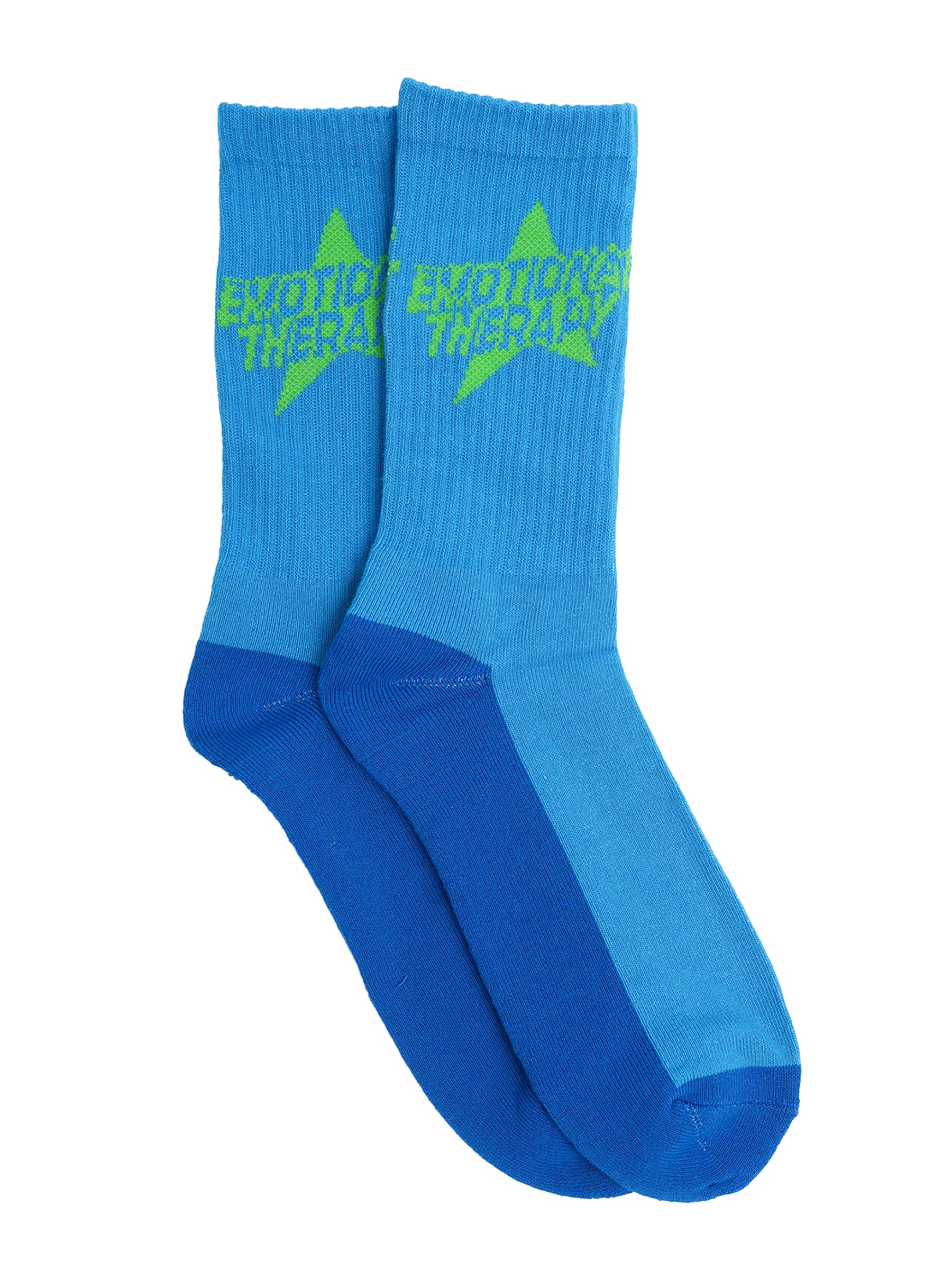 Star Socks (Blue + Green)