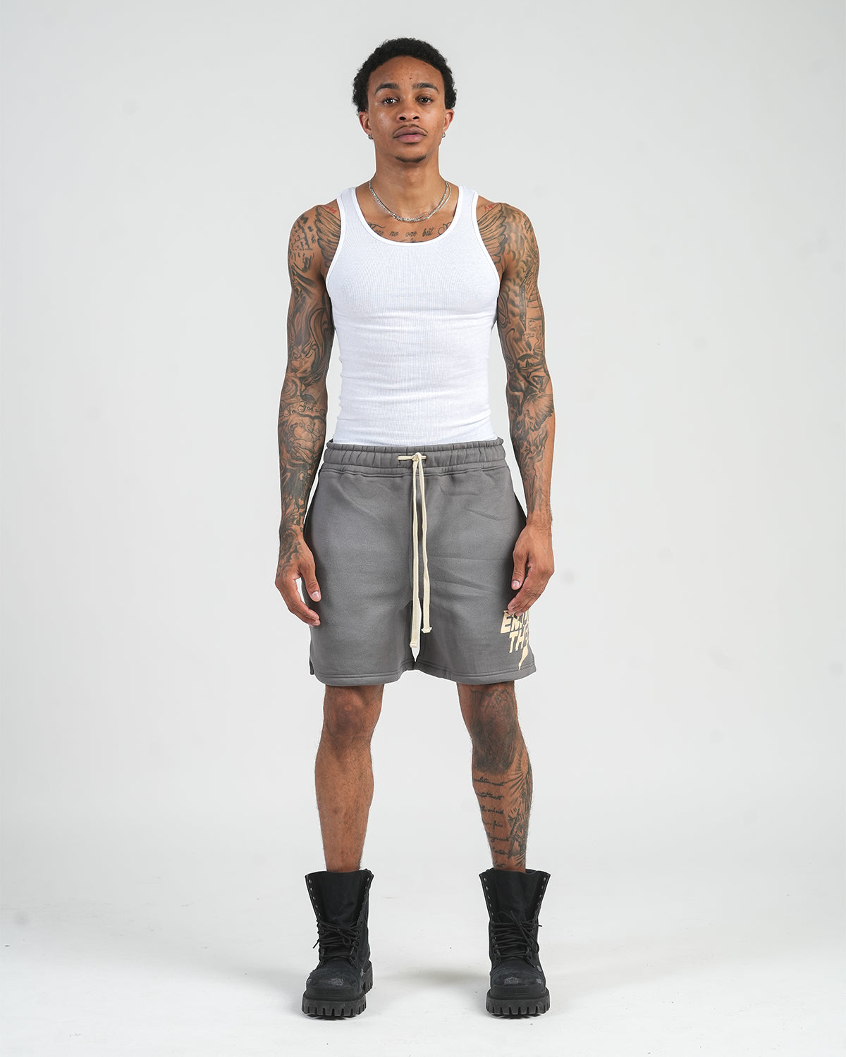 ET Star Fleece Shorts (Gray)