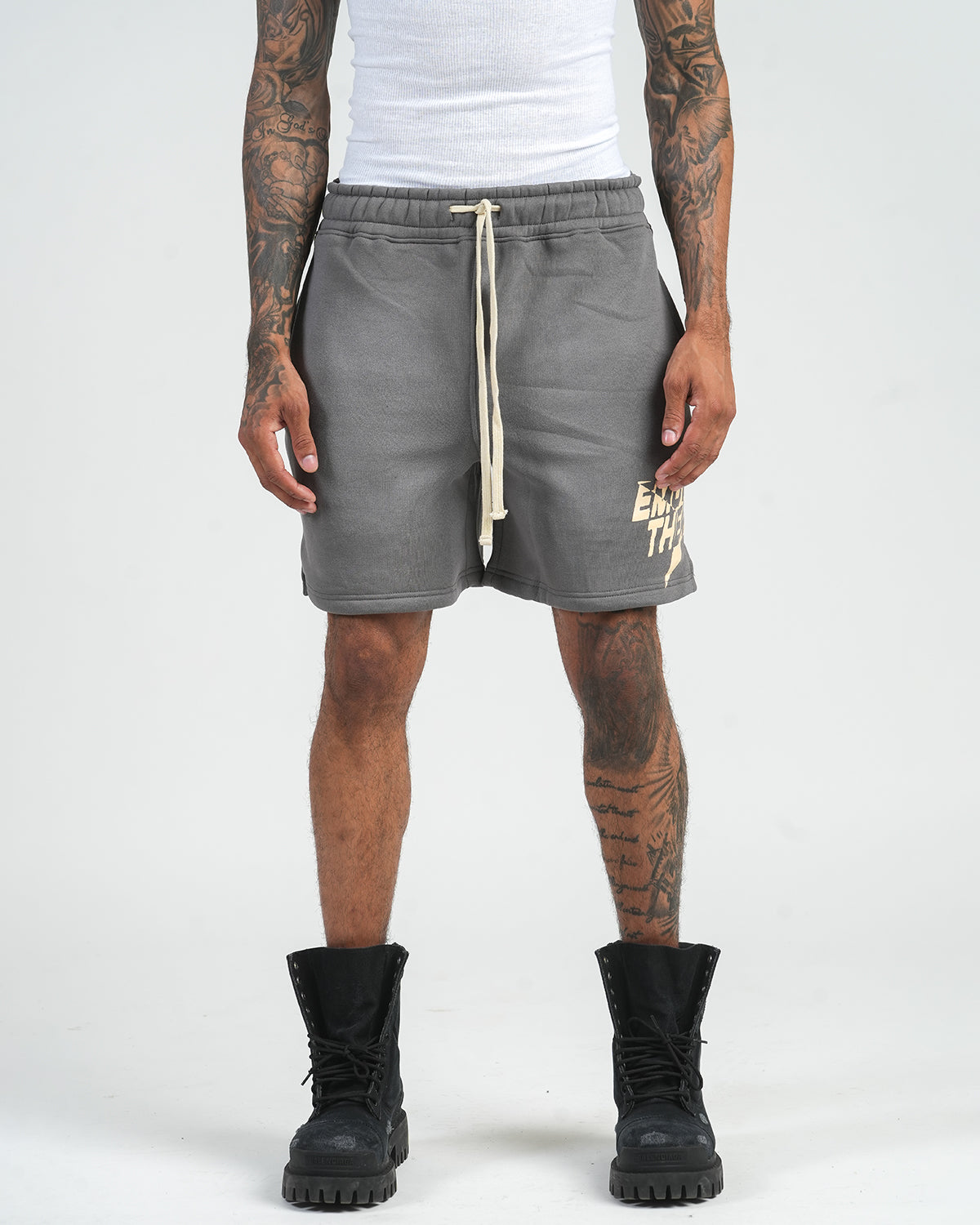 ET Star Fleece Shorts (Gray)