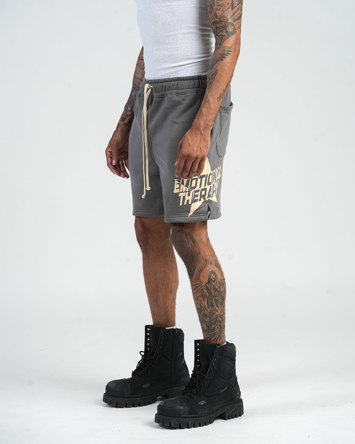 ET Star Fleece Shorts (Gray)