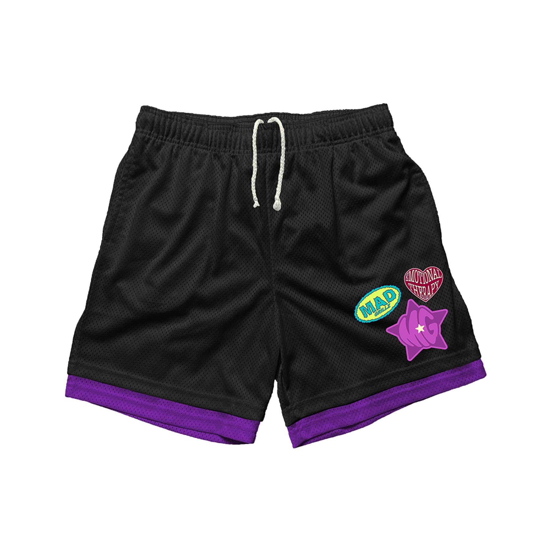 EMOTIONAL THERAPY "COMPANION SHORTS (BLACK)